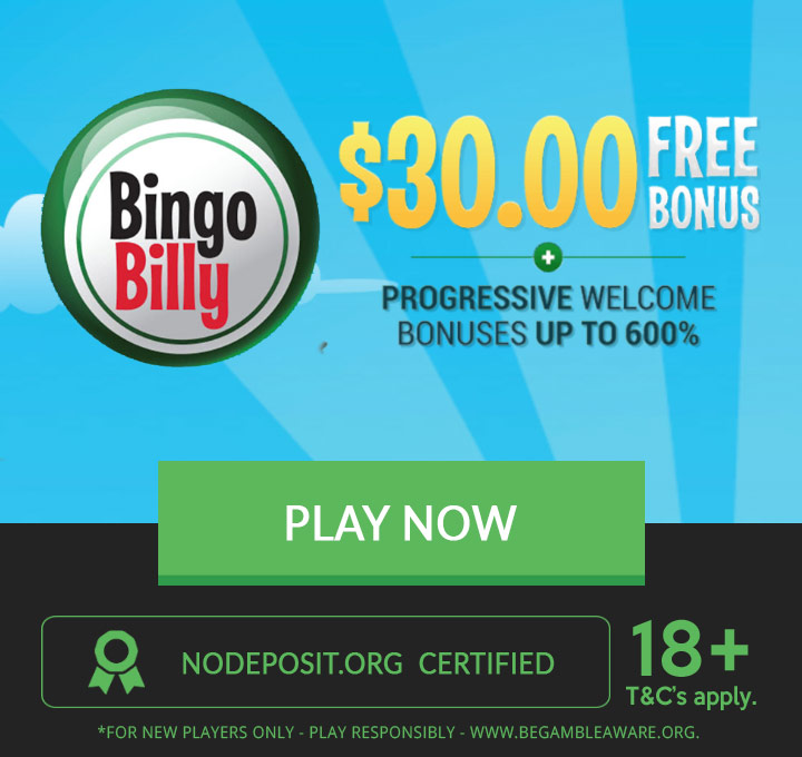 bingo billy no deposit bonus codes